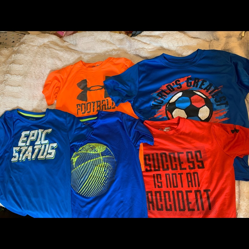 Size medium boys shirts.